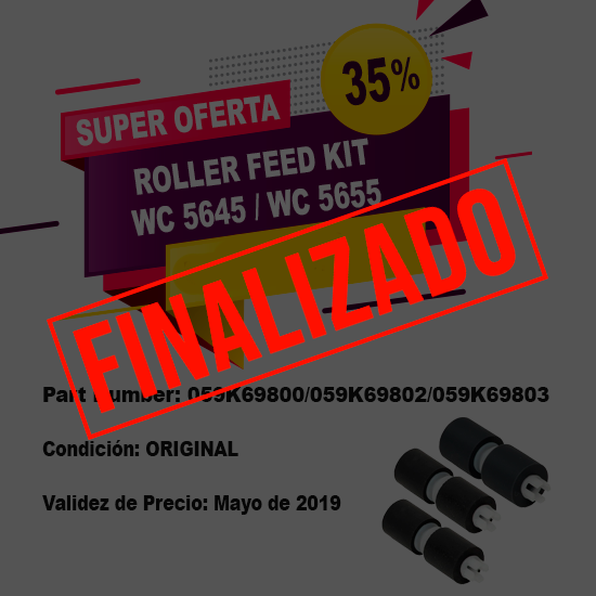 Oferta finalizada de Mayo