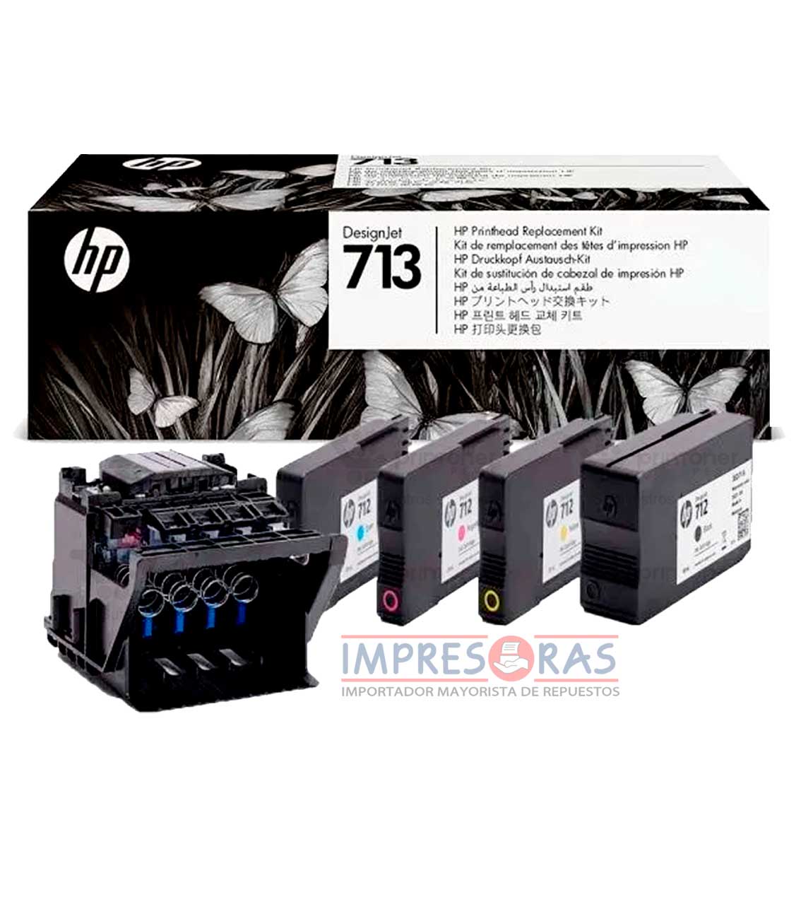Cabezal de Impresion HP 713A (3ED58A)