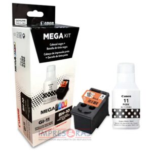 Pack Cabezal Canon BH-10 Negro + Tinta GI-11PGBK