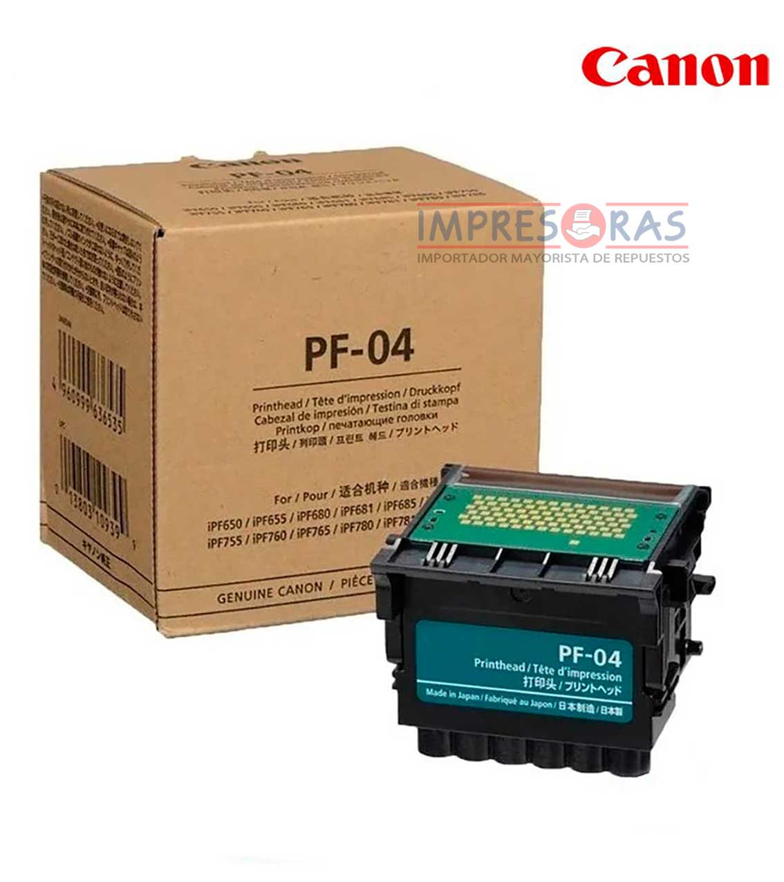 Cabezal de Impresión Canon PF-04